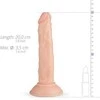 Easytoys Dildo dirbtinis penis kaip tikras siurbtukas