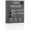 Easytoys Dideli platūs spaustukai bdsm bondage spenelių spaustukai