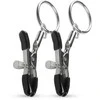 Easytoys Spenelių spaustukai su jungties žiedu sex bdsm