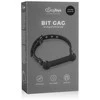 EasyToys Silicone Bit Gag - Adjustable Comfort Model, Juodas