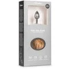 Easytoys Rimba Aliuminio Plug with Faux Fox Tail - Sidabrinis &amp; Pilkas, Medium