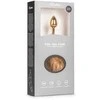 Easytoys Rimba Aliuminio Plug with Faux Fox Tail - Sidabrinis &amp; Pilkas, Medium Size