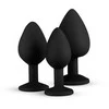Easytoys Anal Collection Easytoys Analiniai kištukai dekoratyviniai kristalai komlektas x3