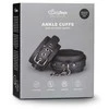 EasyToys Ankle Cuffs Faux Leather Adjustable Juodas 13-30cm
