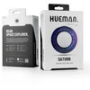 Easytoys Hueman Saturn Vibrating Silicone Ring Intimate System - Rechargeable, Juodas