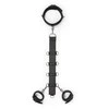 Easytoys Ouch! Adjustable Faux Leather Neck &amp; Wrist Bondage Set, Juodas