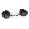 Easytoys Ouch! Adjustable Faux Leather Neck &amp; Wrist Bondage Set, Juodas