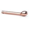 Easytoys Rosy Gold Curved G-Spot Vibrator USB Rechargeable Atsparus vandeniui Model