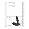 Electroshock By Shots Shots ElectroShock Prostate Massager Juodas Dual Motor Silicone Remote