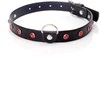 Fetish B Series Bdsm bondage dominantinė apykaklė 2cm, raudona oda