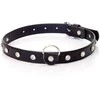 Fetish B Series Bdsm bondage dominantinė apykaklė 2cm odinė sidabrinė