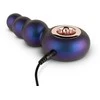 Hueman Outer Space Silicone Vibrating Anal Plug with 10 Modes