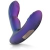 Hueman Tapping Plug Silicone Rechargeable 10 Modes Juodas-Violetinė