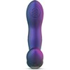 Hueman Tapping Plug Silicone Rechargeable 10 Modes Juodas-Violetinė