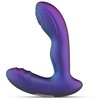 Hueman Tapping Plug Silicone Rechargeable 10 Modes Juodas-Violetinė