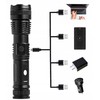Hurtomax TAKTINIS PROŽEKTORIUS Aliuminis, ZOOM CREE LED 5 REŽIMAI ĮKRAUNAMAS XHP50