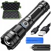 Hurtomax TAKTINIS PROŽEKTORIUS Aliuminis, ZOOM CREE LED 5 REŽIMAI ĮKRAUNAMAS XHP50
