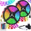 „Hurt-net“ LED juostelė LED JUOSTOS VANDENIUI ATLIERIUS SMD 5050 RGB Pultas + Baltas 5M