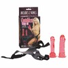 Seven creations You2Toys Crotchless Harness Set with Two Interchangeable Attachments