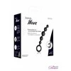 Joydivision Joyballs Anal Wave Short Juodas Medical Silicone 17.5cm