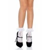 Leg Avenue Europe Leg Avenue Apatiniai drabužiai-LACE ANKLET WITH RUFFLE Baltas OS