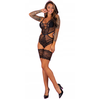 Livco Corsetti Bodies Livco Corsetti Fashion HAWAIN LC 90665 Elegant Juodas Lace Bodysuit