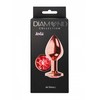 Lola Games Plug-Butt Plug Diamond Ruby Shine L Rose Gold