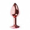 Lola Games Plug-Butt Plug Diamond Ruby Shine L Rose Gold