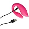 Loveline By Shots Loveline Wild Strawberry Remote-Controlled Couple Device Silicone Raudona