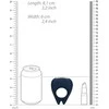 Loveline By Shots Mėlyna Loveline Pointed Vibrating Intimacy Ring Baltic Mėlyna Silicone
