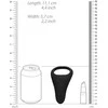 Loveline By Shots Loveline Pointed Vibrating Silicone Ring Juodas - Adjustable Stimulation System