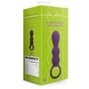 Loveline By Shots Loveline Teardrop Model Intimate Vibrating Plug Clear Violetinė Silicone
