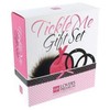 Lovers Premium Rožinė LoversPremium Tickle Me Rožinė Sensory Bondage Set with Feather and Blindfold