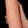 Lovetoy Long galingas dildo su siurbtuku ir venomis 28 cm