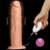 LoveToy 11 colių realistiškas ilgas vibruojantis dildo