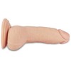 Lovetoy 7 colių ilgio itin stiprus vibruojantis dildo