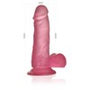 Lovetoy Rožinė 6" Jelly Studs Crystal Dildo Small Rožinė
