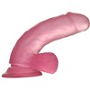 Lovetoy Rožinė 6" Jelly Studs Crystal Dildo Small Rožinė