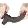 LOVETOY 7'' Sliding-Skin Dildo Coffee