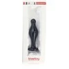 Lovetoy Anal plug stiklinis juoda kompaktiškas sekso orgazmas