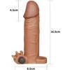 Lovetoy „Pleasure X Tender“ vibruojanti penio rankovė, ruda