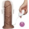 LoveToy 10,5 colio realistiškas putlus vibruojantis dildo