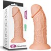 LoveToy 9,5 colio realistiškas lenktas dildo