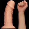 LoveToy 9,5 colio realistiškas lenktas dildo