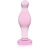 LOVETOY 4.5" Glass Romance Dildo Rožinė