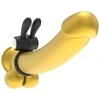LOVETOY Power Clit Cockring Bunny Juodas