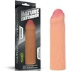 Lovetoy Pridėti 2,5 cm revoliucinį silikoninį „Nature“ ilgintuvą neapipjaustytam