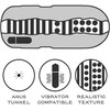 Lovetoy Sex In A Can Anus Lotus Tunnel - Vibrating