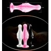 LOVETOY 4.5" Glass Romance Dildo Juodas