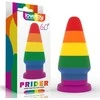 LoveToy 6 colių „Prider“ analinis kamštelis